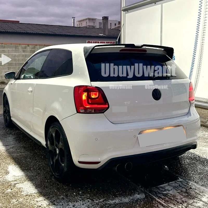 Фото Спойлер на крышу в стиле Oettinger для VW Volkswagen Polo MK5 6R 6C 2011-2018, АБС-пластик, задний багажник, крыло, комплект кузова, аксессуары №2