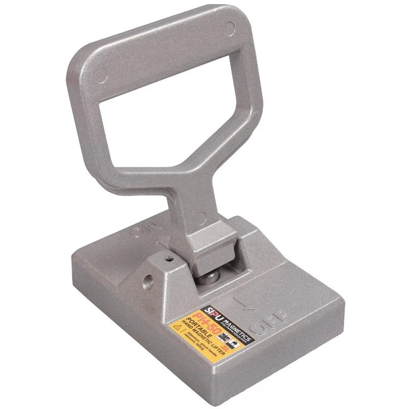 

Подъемник с постоянным магнитом, ручной подъемник и обработка стальных пластин, магнитный инструмент, плоский магнитный патрон, 50 кг