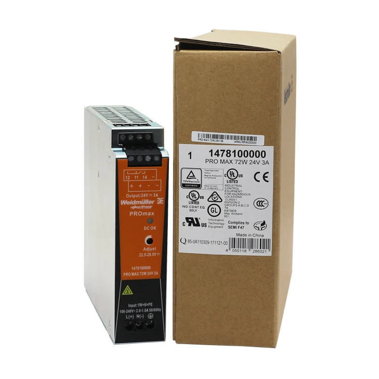 Veidemyuller импульсный источник питания PRO MAX 72W 24V 3A номер заказа 1478100000