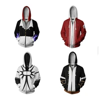 kof iori yagami terry bogard cosplay hoodie 3d printed sweatshirt men women casual streetwear zip up jacket