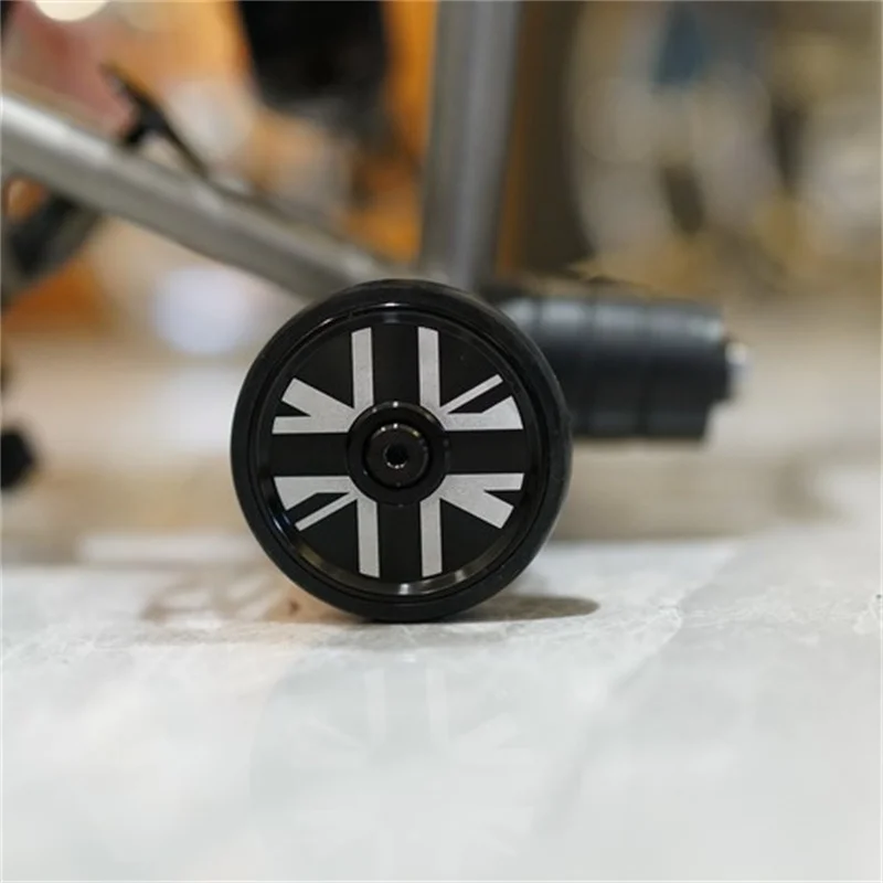 

2pcs+2 titanium bolt folding bike easywheel closed for brompton birdy easywheel 45mm/55mm easy wheel 42g