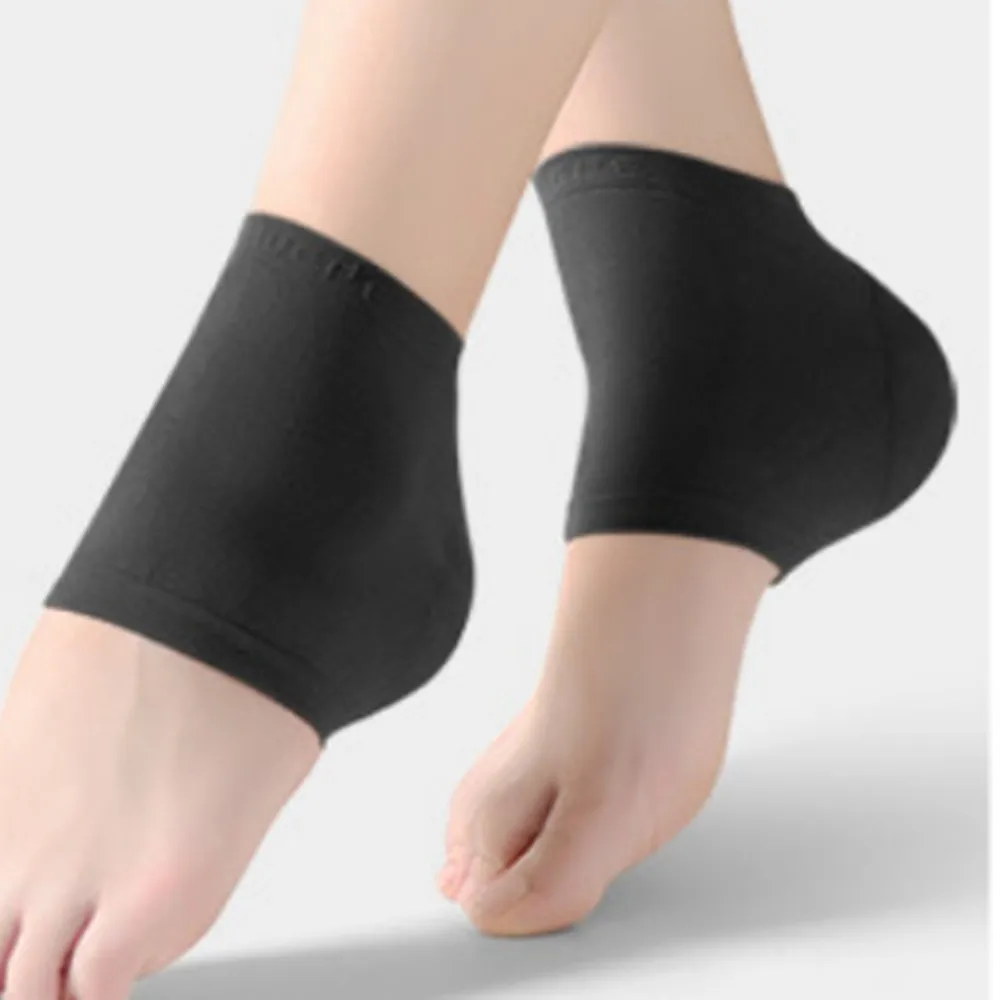 

Silicone Rubber Gel Socks Anti Cracking Liner Heel Socks Elastic Silicon Moisturizing Foot Skin Care Heel Foot Protection W014