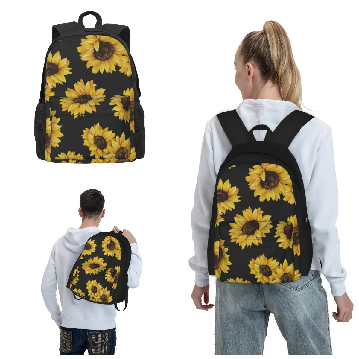 

Sunflower Откройте мир с легкостью, используя наши дорожные рюкзаки, Компьютерная сумка, легкая Повседневная дорожная сумка для книг