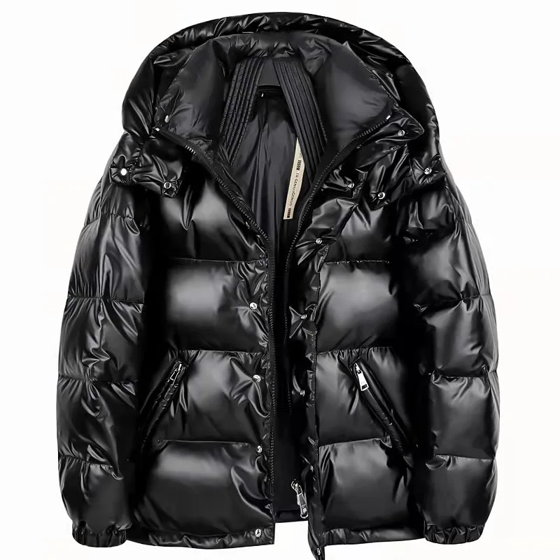 Men's Down Jacket  90% White Duck Feathers Coat Luxury High Quality Correct Version Solid Waterproof Windproof Overcoat