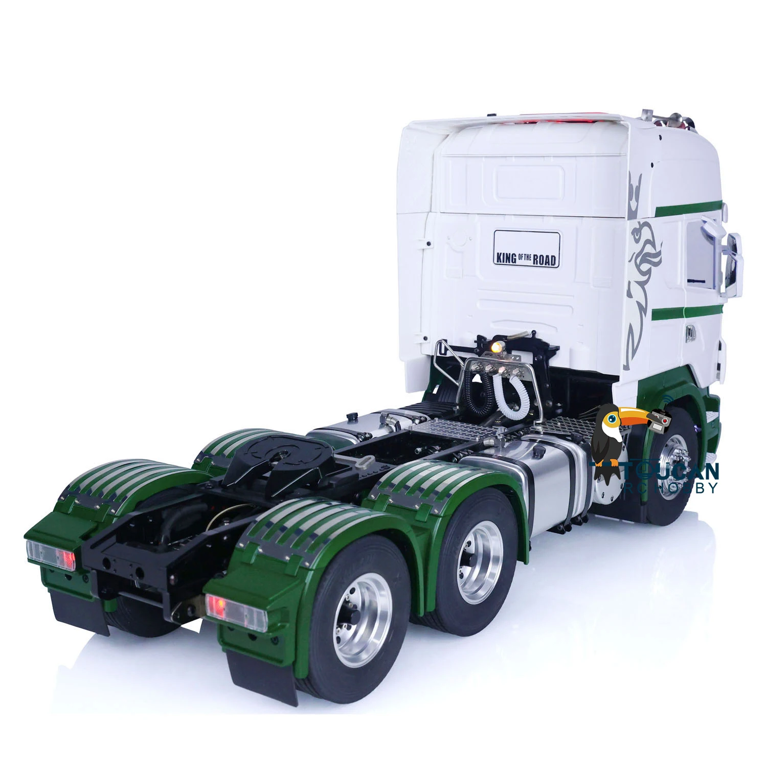 RTR LESU RC 1/14 Тракторный грузовик Металлическое шасси 6x6 Модернизированная модель