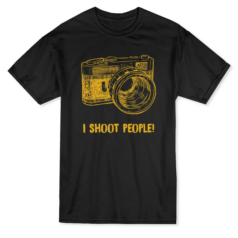 

Мужская футболка со смешными цитатами «I Shoot People!»