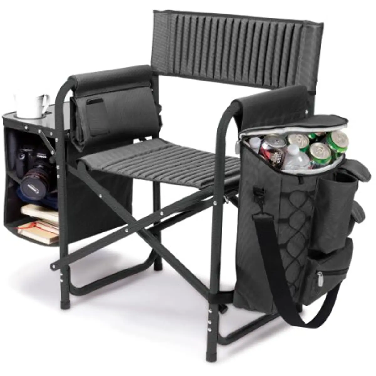 

ONIVA - a Picnic Time brand - Fusion Camping Chair with Side Table and Soft Cooler - Beach Chair US(Origin)