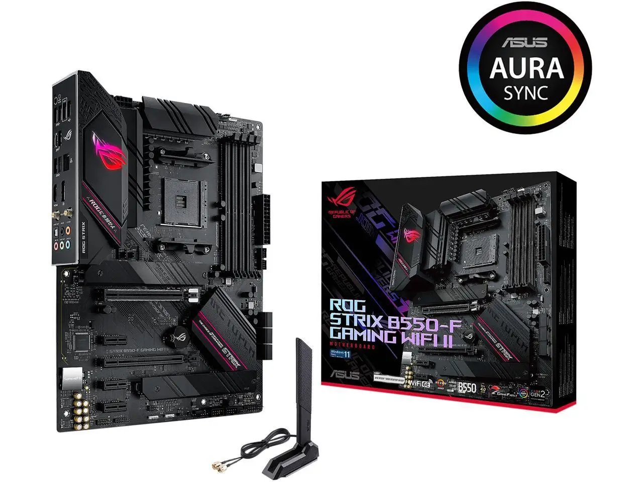 

Asus ROG STRIX B550-F GAMING WIFI II AMD AM4 (3rd Gen Ryzen) ATX Gaming Motherboard