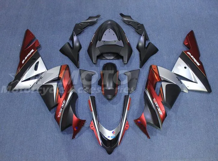 

4Gifts New ABS Motorcycle Whole Fairings Body Kit Fit For Kawasaki NInja ZX-10R 2004 2005 Full Bodywork Set Red Matte