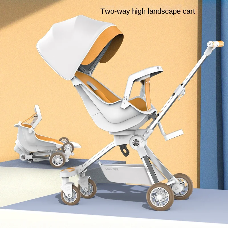 LazyChild Multifunctional Foldable Stroller Can Sit and Recline Lightweight Stroller To Go Out Safe and Comfortable Stroller
