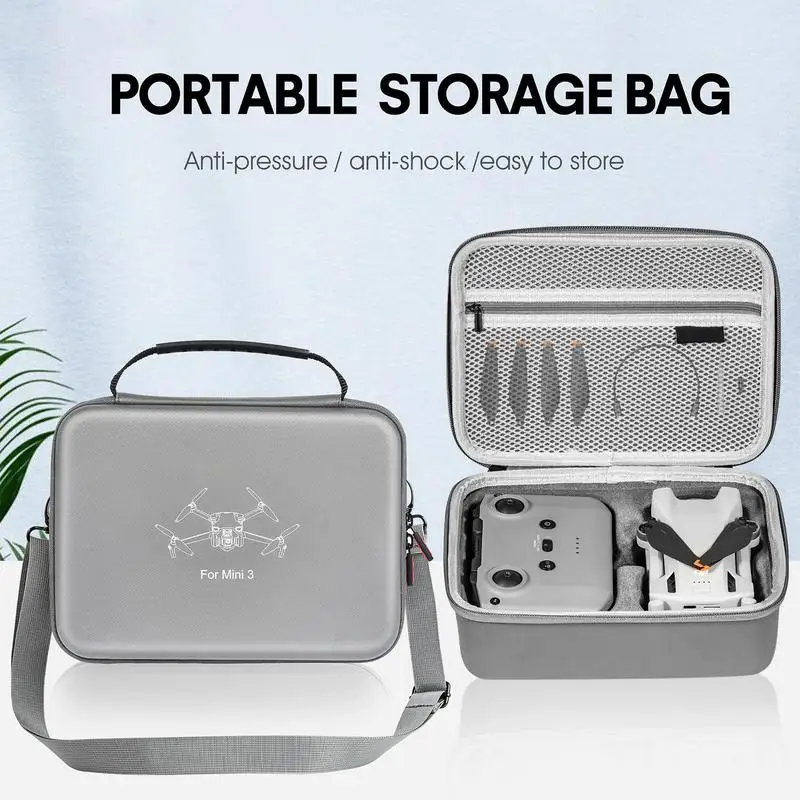 

Portable Drone Storage Bag For Dji Mini 3 Pro Carrying Shoulder Handbag Case Remote Control Accessories Storage Box Suitcase