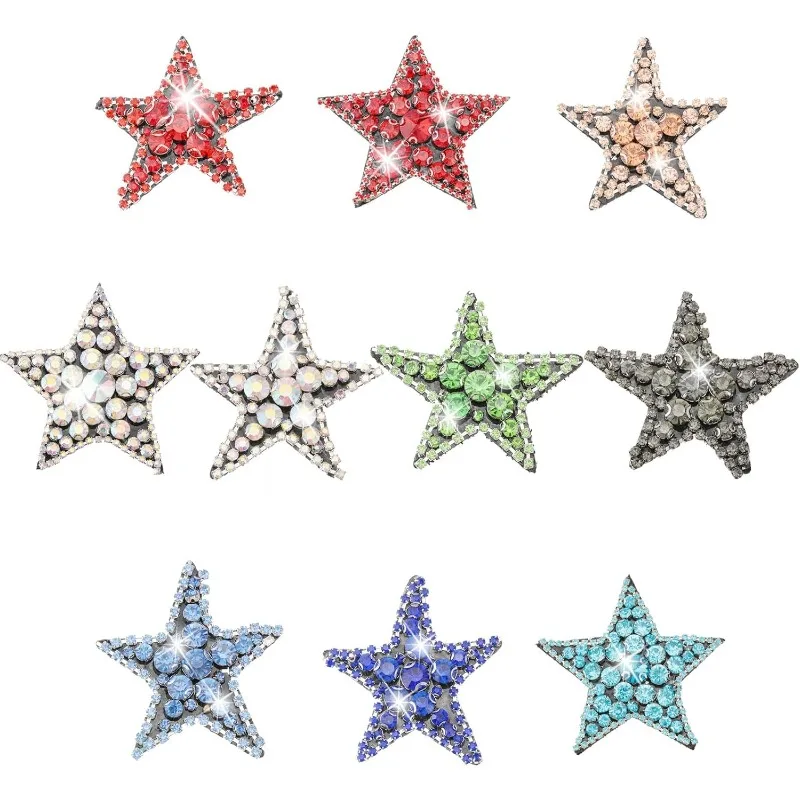 Нашивки Из Бисера В Форме Звезды Горячая Фиксация Искусственная Фотография