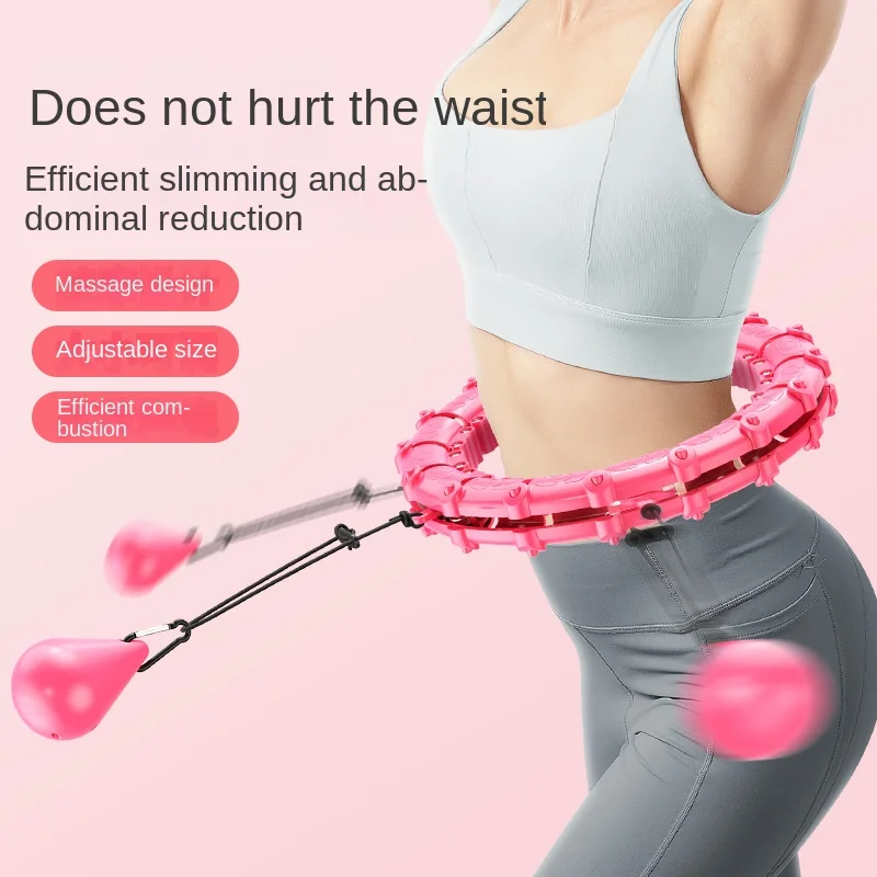 

Fitness Smart Adults Adjustable Weighted Detachable Intelligent Hoola Hoop
