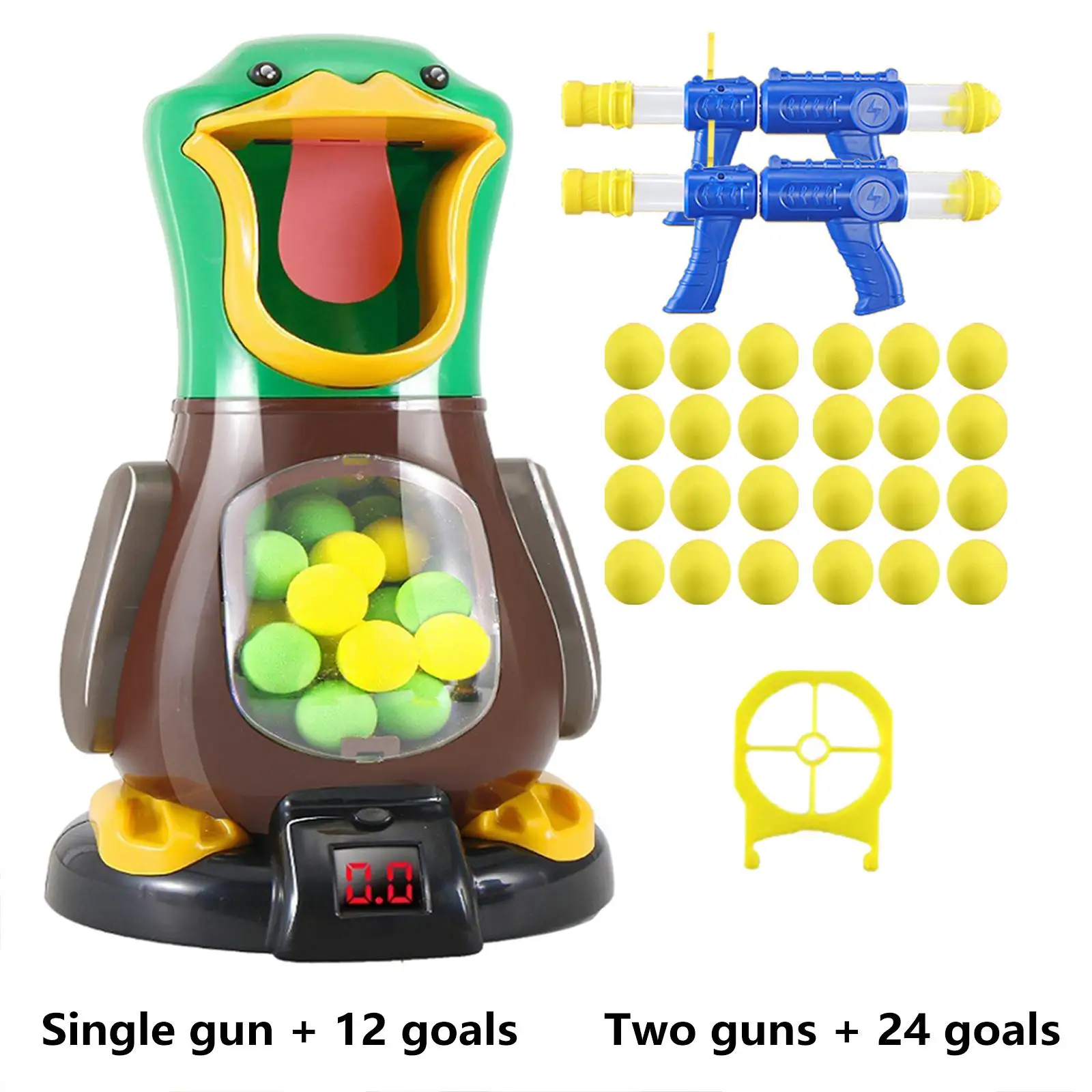 

Kids Target Shooting Games and Air Pump Gun Electronic Toys Indoor Activity