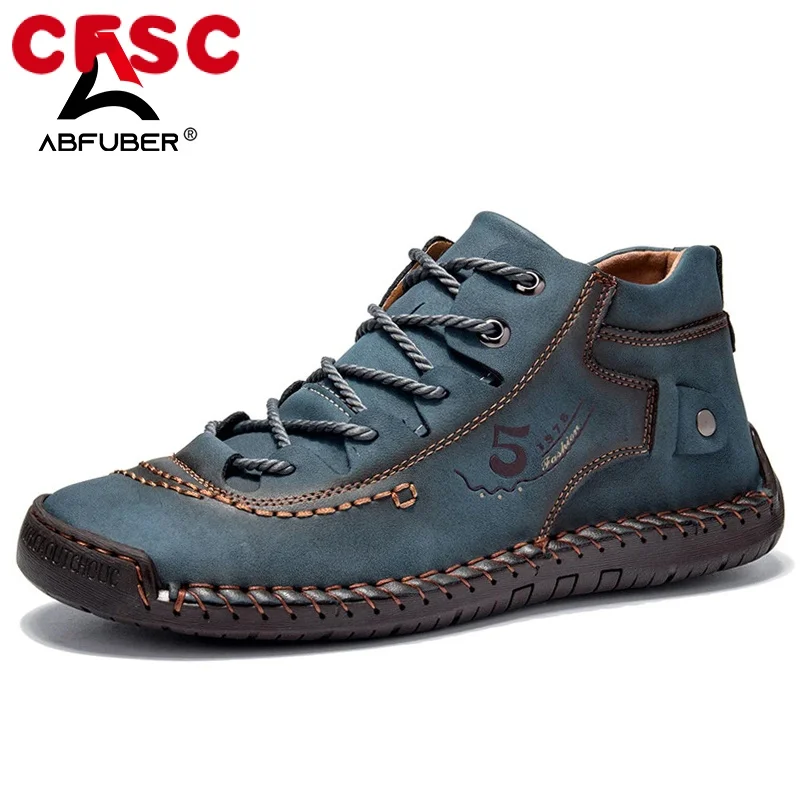 

Мужские кожаные мокасины ручной работы, повседневные туфли с мехом, удобная прогулочная обувь, плоская подошва, зимние лоферы