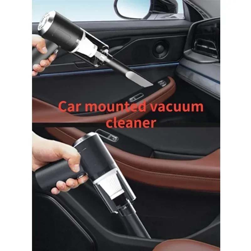 

Комбинированный пылесос с USB-зарядкой для автомобиля, бытовой пылесос для маленького автомобиля с полностью автоматической мощной очисткой