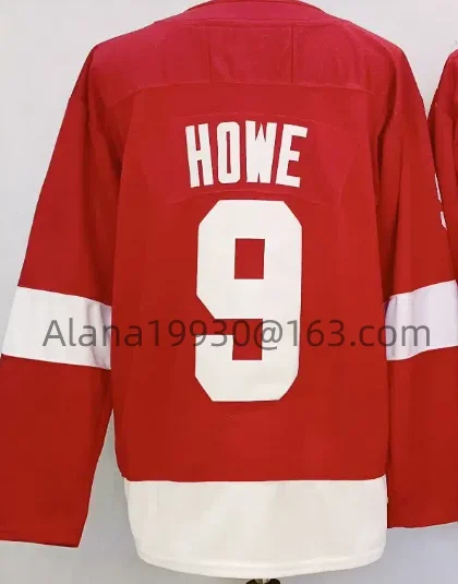 2025 Custom New Style Patrick Kane Dylan Larkin Moritz Seider Gordie Howe Alex DeBrincat Steve Yzerman Lidstrom Datsyuk Jersey