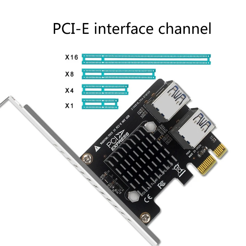 

Настольная Pci-e X1 до 4 портов PCI-E X1 плата расширения графического интерфейса с полной высотой/полувысотой перегородки H8WD