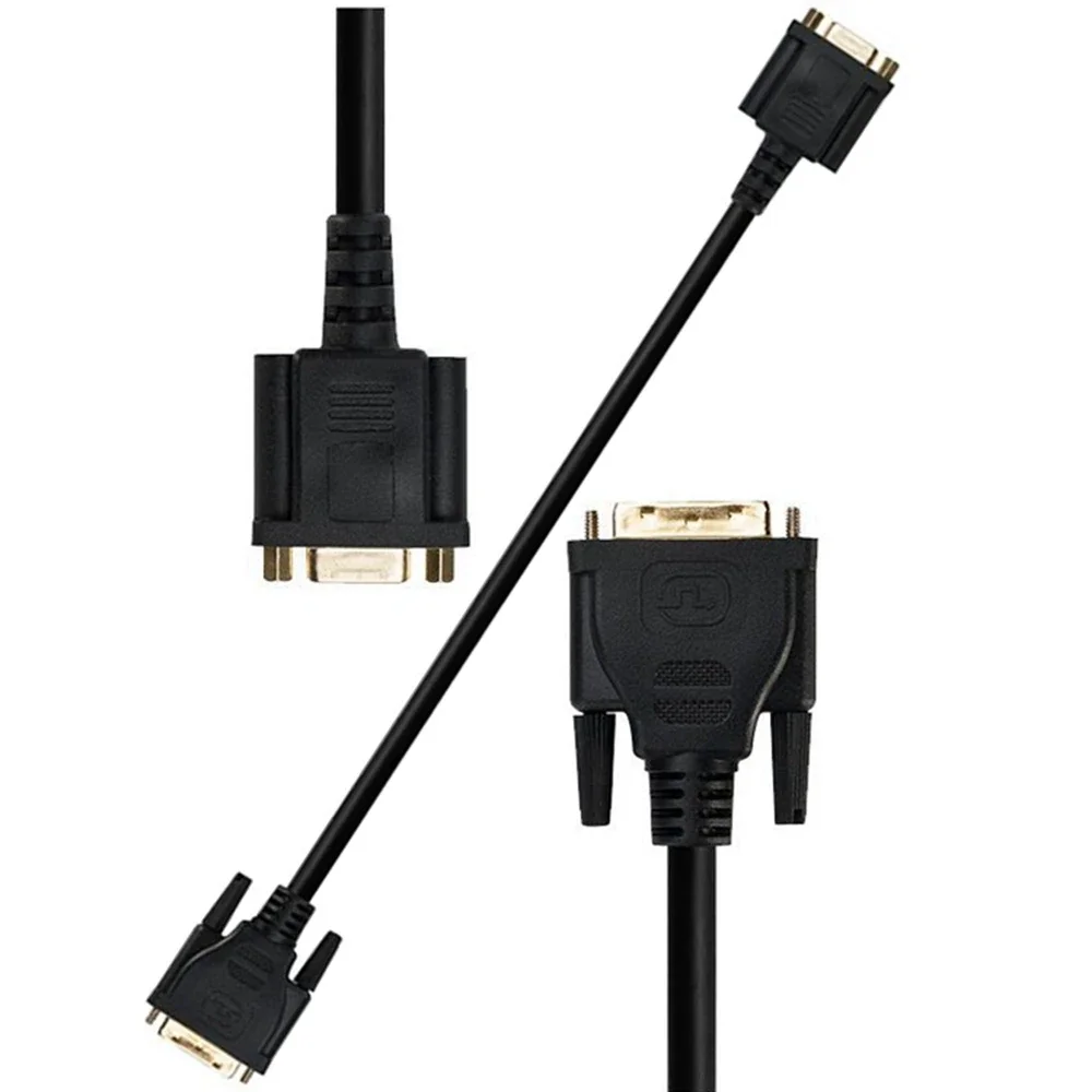 Фото Видеокарта компьютерного хоста dvi-i24+5 к VGA, женский кабель-адаптер монитора, позолоченный адаптер DVI-D24 + 1 №3