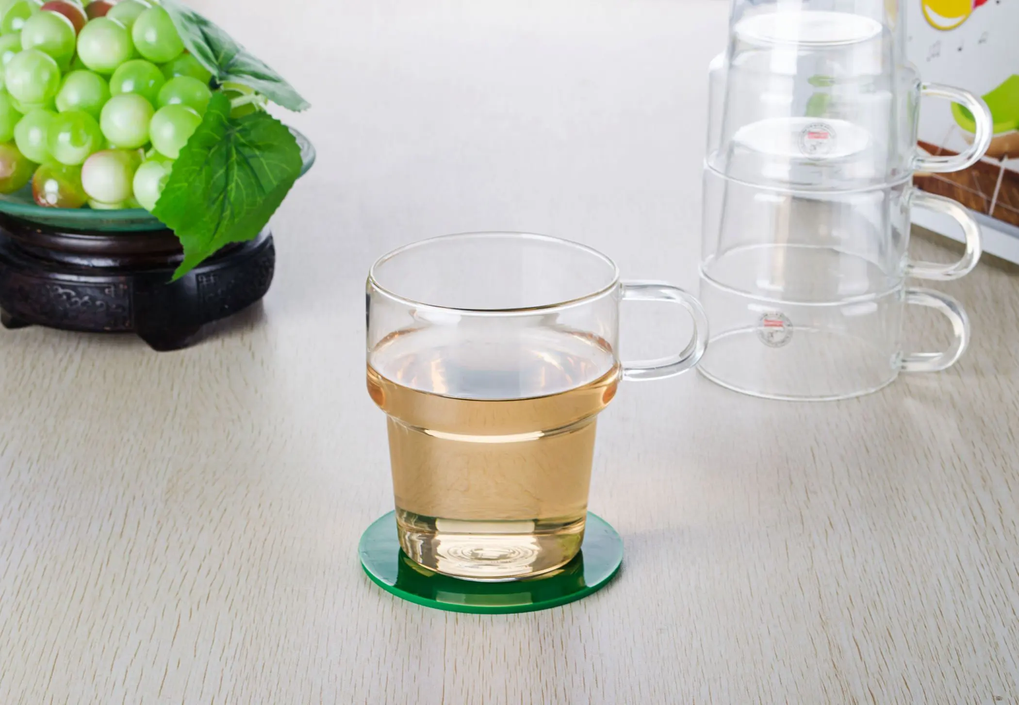 Лоты 300 мл легкие термостойкие прозрачные стеклянные чашки для вина кофе чайные