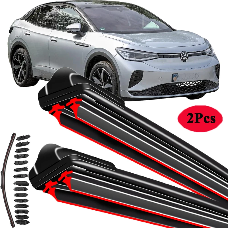

Для Volkswagen VW ID4 ID5 2021-2024 автомобильные щетки стеклоочистителя передние щетки для лобового стекла аксессуары для омывателя замена окон