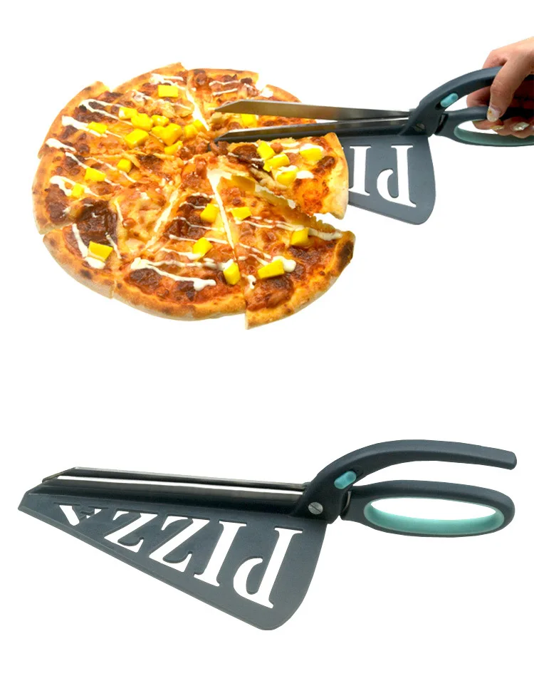

Detachable Pizza Scissors Pizza Cutting Tools Stainless Steel Slicer Baking Waffle Scissor Spatula Kitchen Cutter Accessories