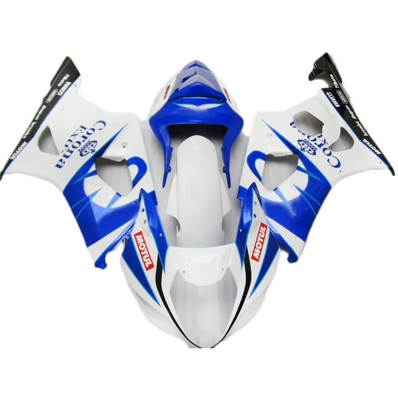 

Комплект обтекателей для мотоцикла, подходит для SUZUKI gsxr 1000 03 04 GSXR1000 синие белые обтекатели ABS пластик 2003 2004 k3 k4 WSX29