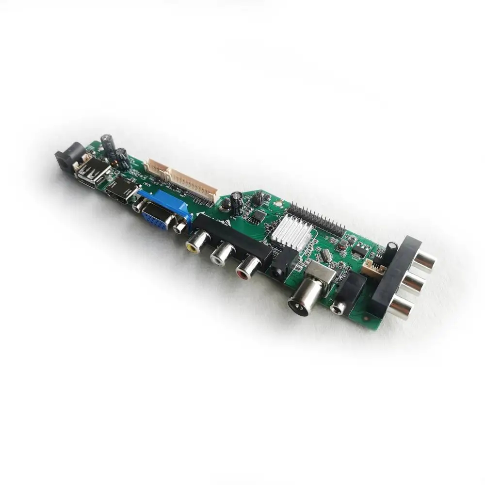 Комплект для BT156GW01 V.4 LVDS 40 Pin AV USB HDMI-совместимый VGA цифровой сигнал DVB 15 6 &quot1366 768