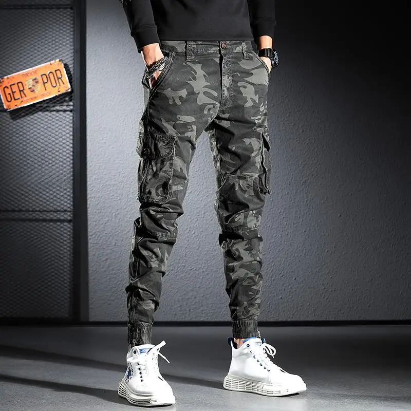 

Spring and Autumn New Camouflage Casual Trousers Men's Pants Military Jogging Comfortable Fashion 2022 Long Sweatpants A14