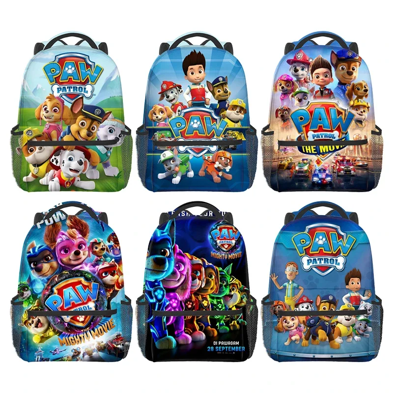Подростковый рюкзак Щенячий патруль аниме мультяшный принт полноцветный