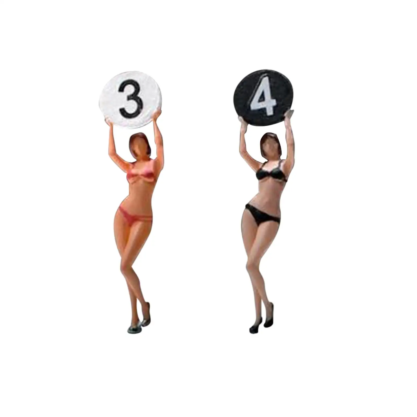 

1/64 Scale Models Figurine Simulation Figurines for DIY Projects Layout