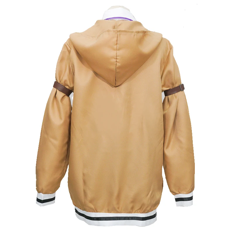 Steins Gate 0 Kurisu Makise Cosplay Costume Anime School Uniform Full Sets Coat + Shirt + Shorts Drop Ship