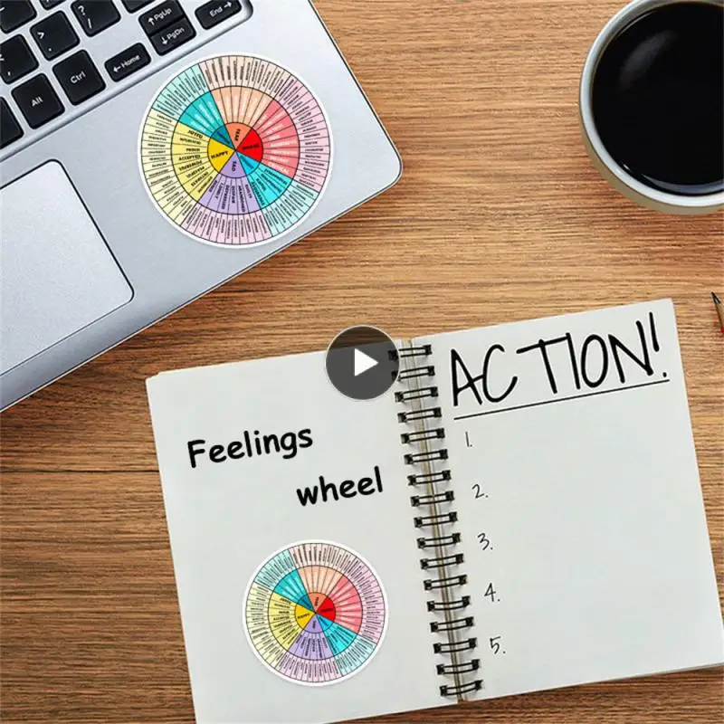 

Portable Computer High Temperature Resistant Fashion Emotional Wheel Convenient Cell Phone Decorations Preservative Sticker