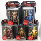 Игрушечная экшн-модель, кукла, набор из 5 предметов, ПВХ игрушечная игрушка-медведь, аниме-модель