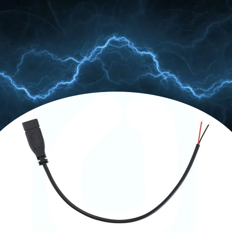 A9LC USB-кабель с косичкой типа USB к 2-контактным разъемам открытым концом для