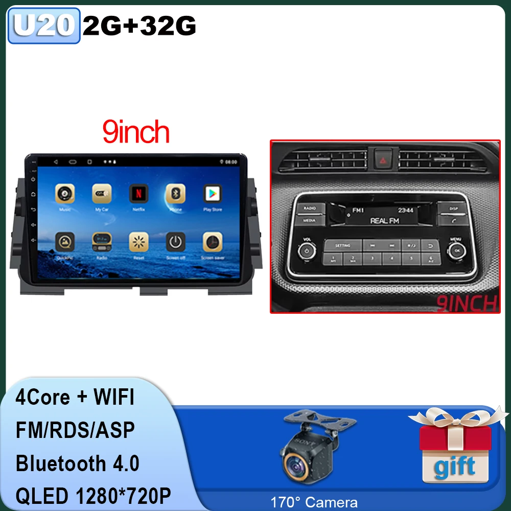 

Для Nissan Kicks Micra P15 2017-2021 автомобильный радиоприемник мультимедийная навигация стерео GPS авторадио Carplay 360 экран камеры