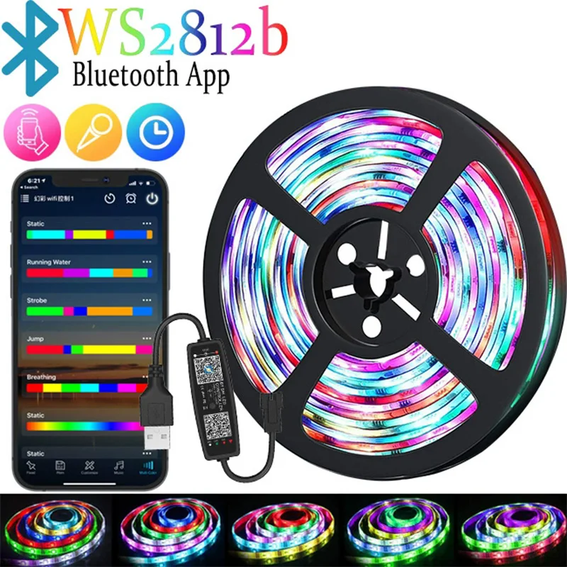 

RGBIC Smart LED Strip DC5V Tuya WIFI