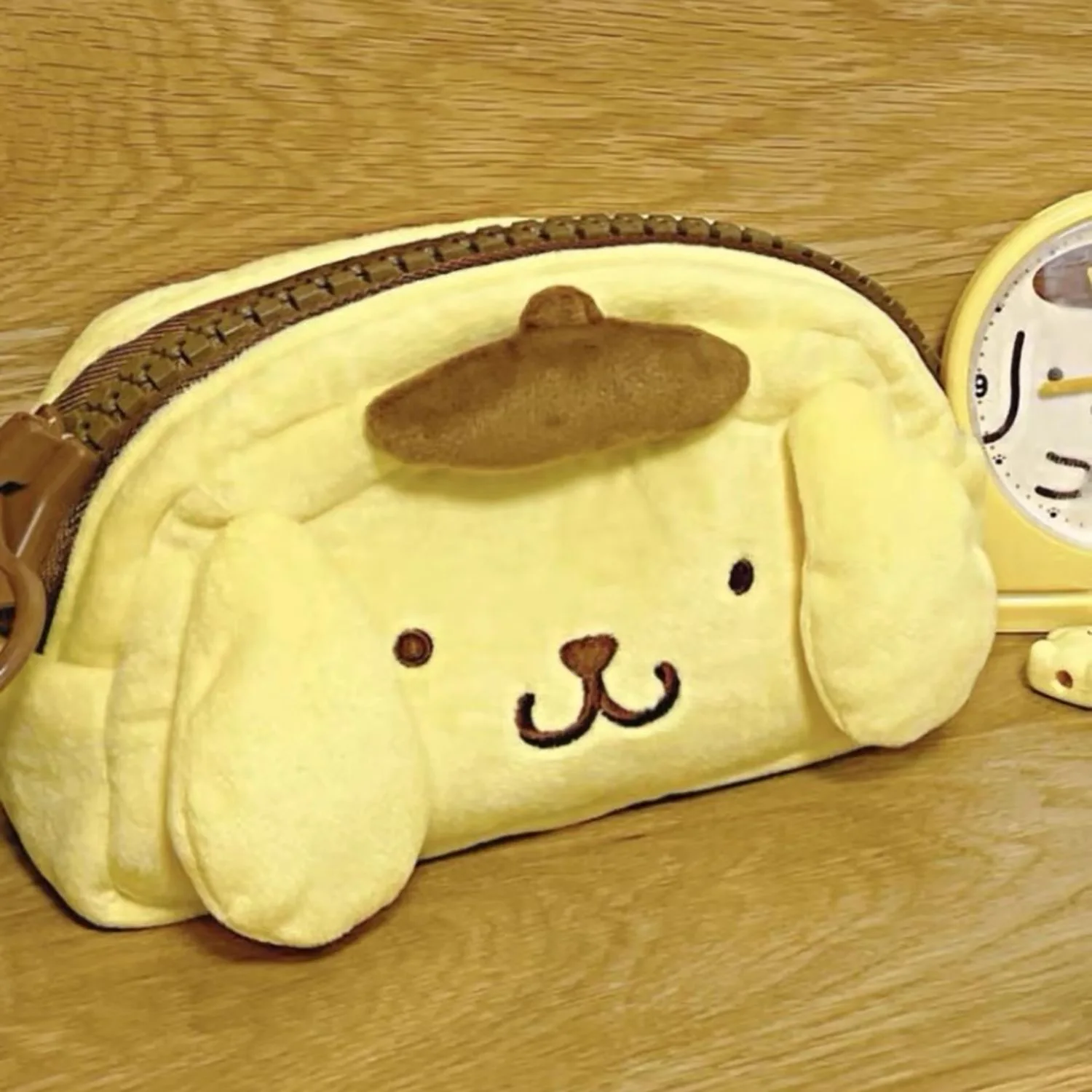 Пенал с помпонами милая мультяшная сумка для хранения детская мягкая игрушка Kawaii