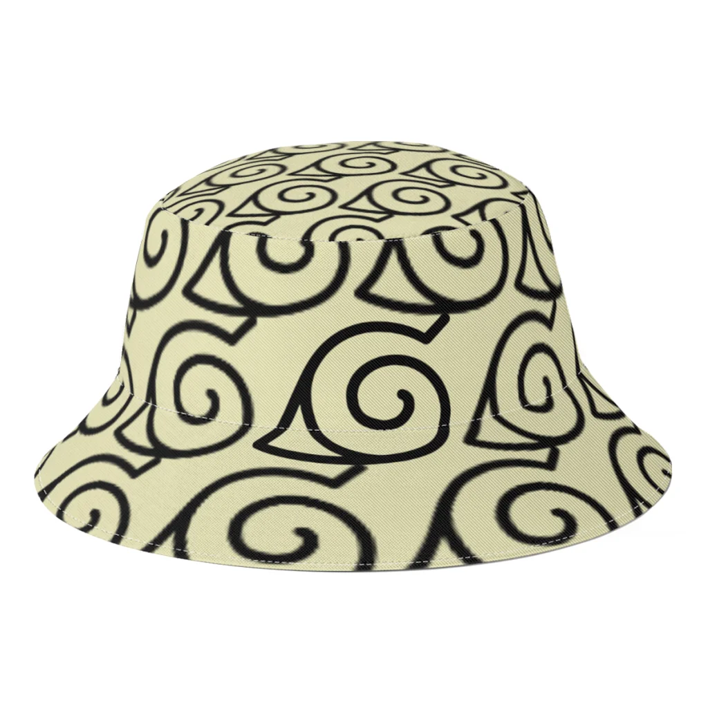 

Summer Leaves Bucket Hat for Boy Girl Harajuku Akatsuki Neji Anime Fisherman Hats Beach Panama Hat