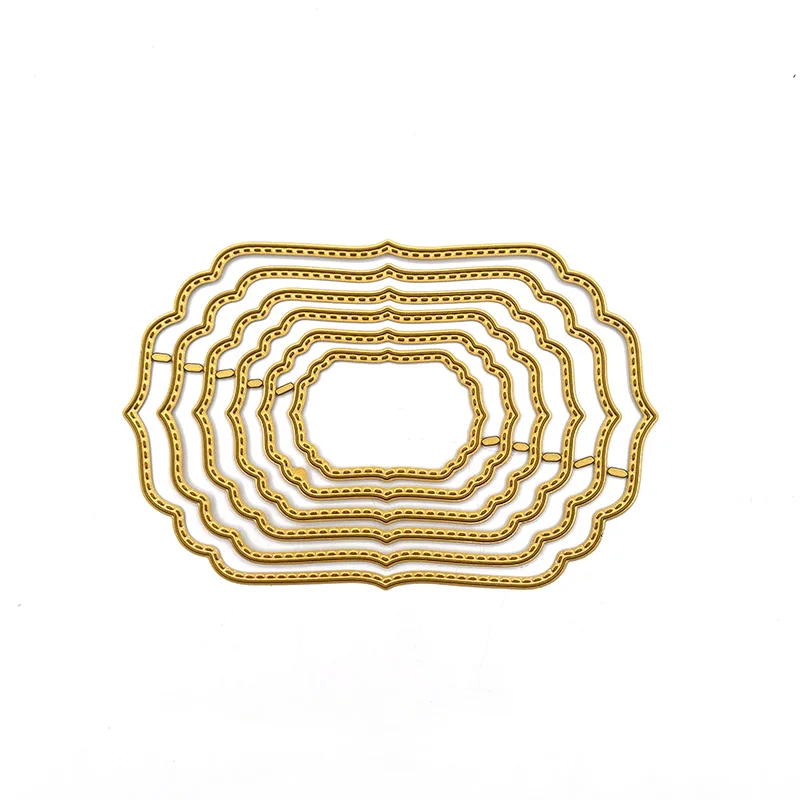 

Layer Frame Metal Cutting Dies Craft Card Making Border Background Die Mold Stencil for DIY Scrapbook Embossing Card Decor die