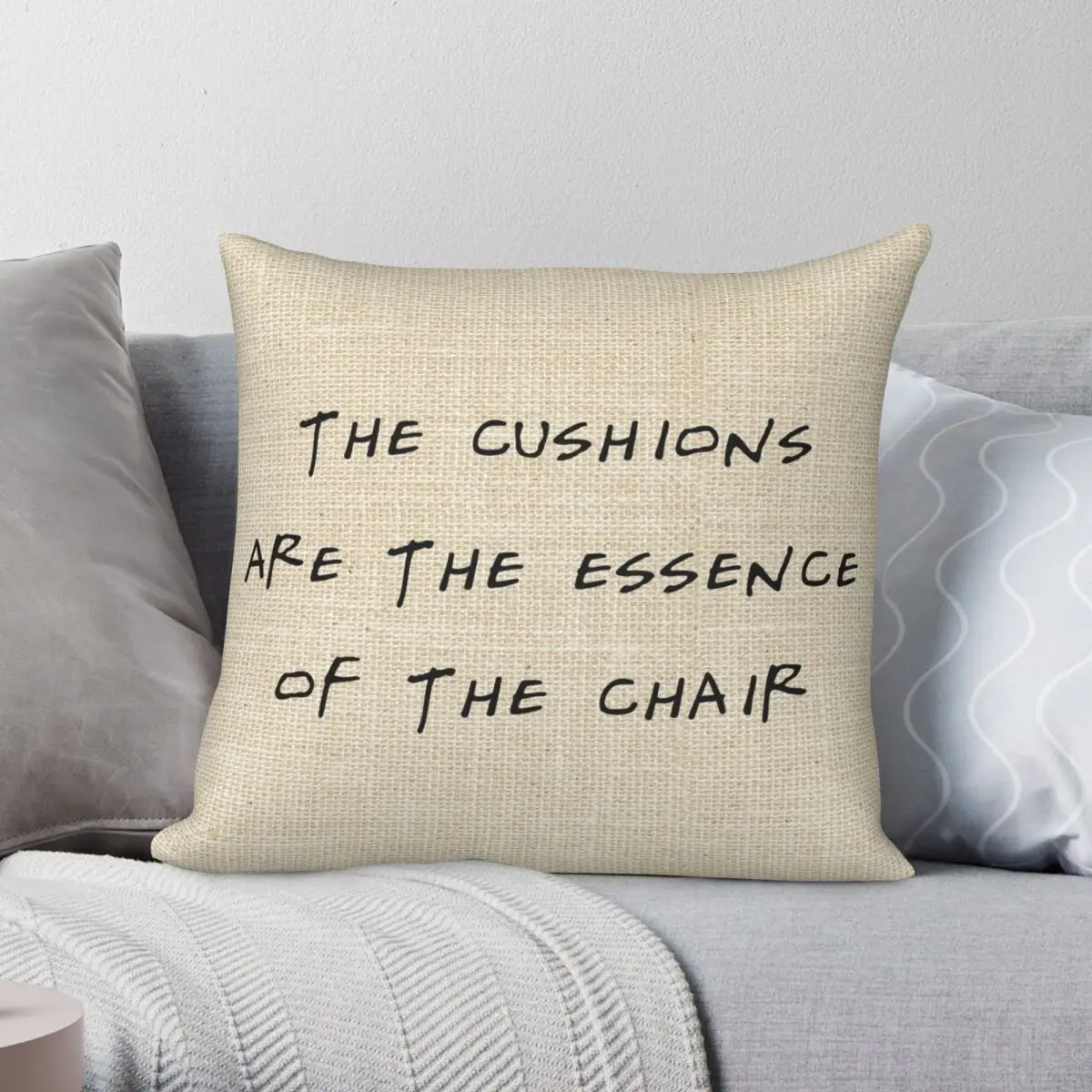 

The Cushions Pillowcase Polyester Linen Velvet Pattern Zip Decor Home Cushion Cover 45x45