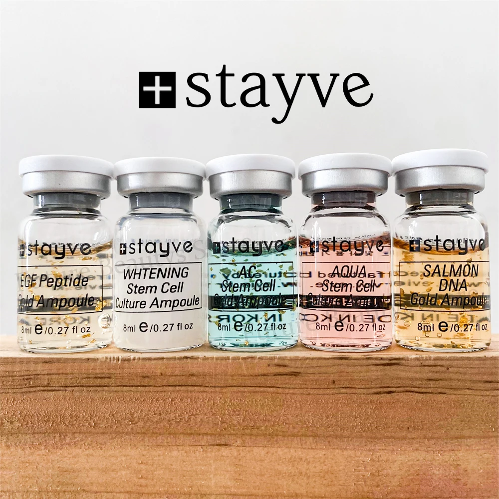 

1 флакон 8 мл Stayve BB крем светящийся Начинающий Набор для мезотерапии осветляющая эссенция ампула отбеливающая жидкость основа для ухода за к...