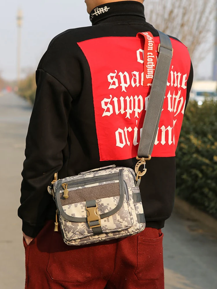 Waist Bags for Men Casual Multifunctional Fashion Military Riding Tactical Crossbody Bag Outdoor Camping Fanny Pack Men