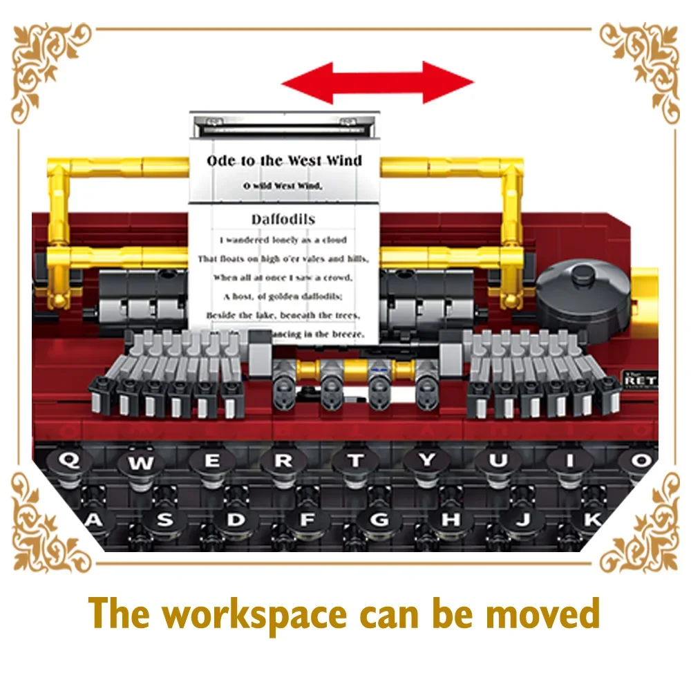 636 шт. набор строительных блоков для машинки в стиле ретро