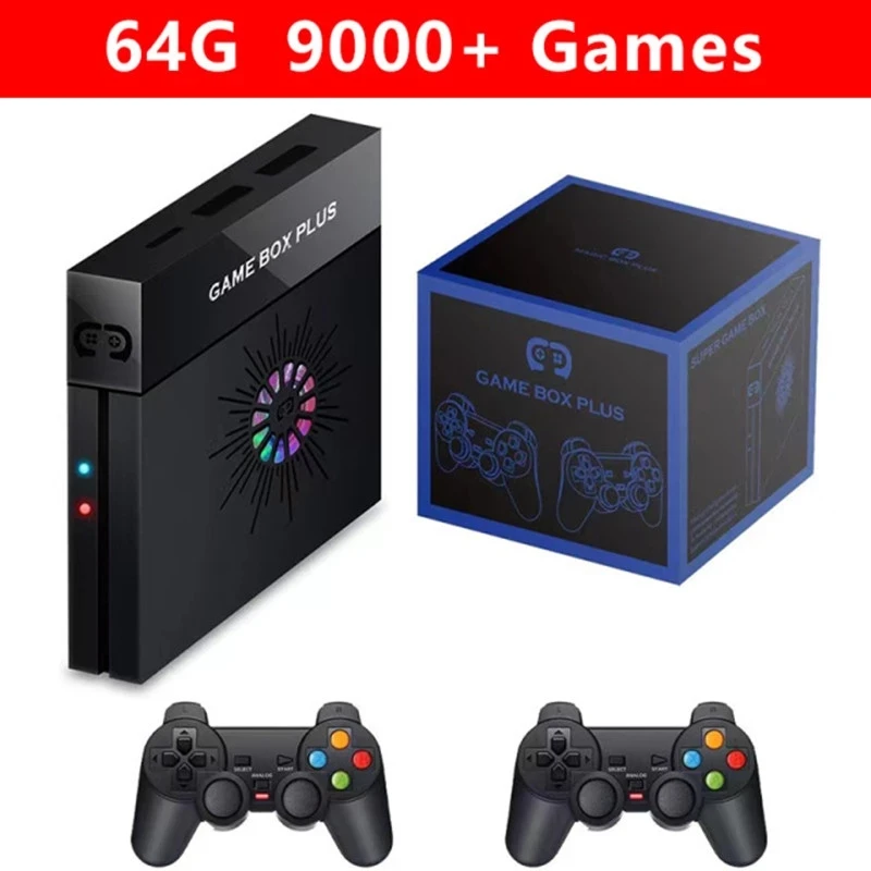 2022 New Retro Mini X6 Video Game Consoles Tv Box Magic Box Built In 10000+ 3D Games for Psp/n64/psx/nds/naomi Gift