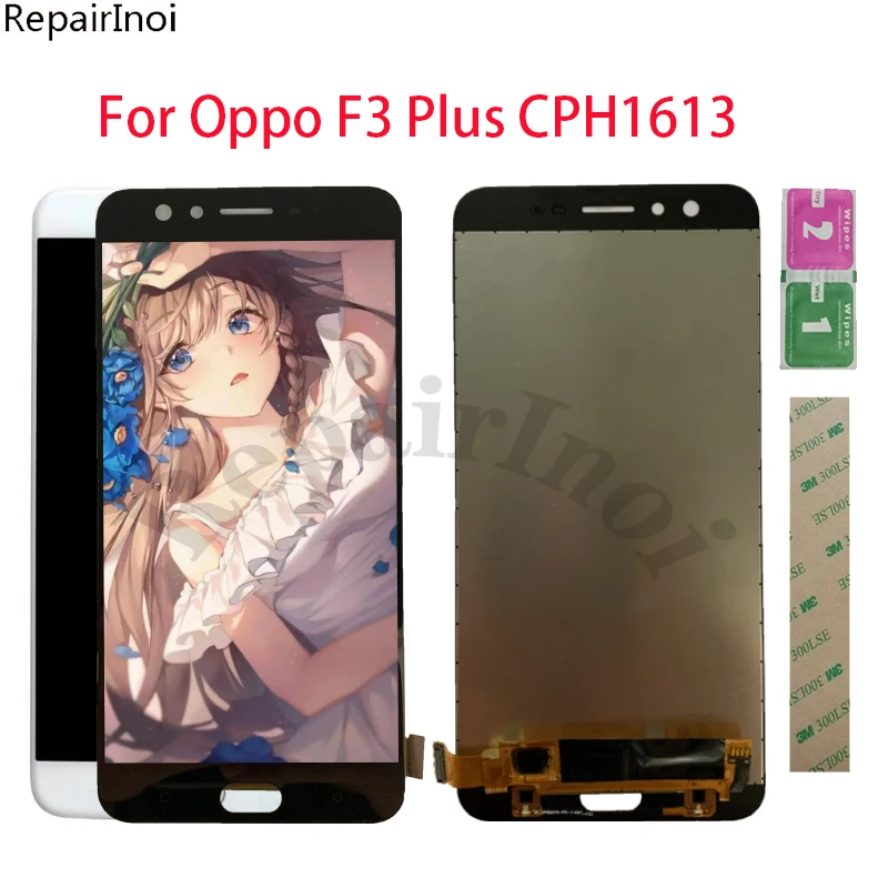 

100% протестированный ЖК-дисплей для Oppo F3 Plus CPH1613, ЖК-дисплей + детали для замены
