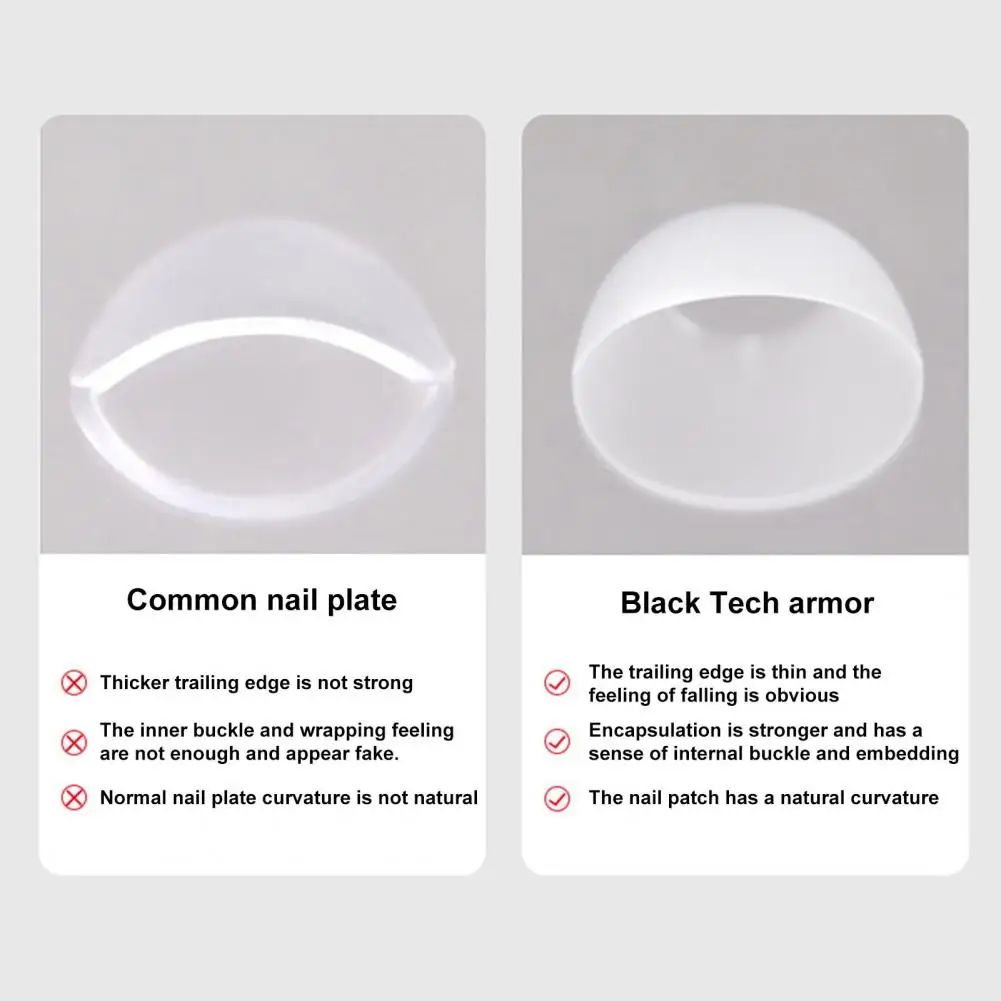 

Pressed Nails for Acrylic Nails Premium Frosted Handmade Fake Nails 100 Ultra-thin Trace-less Nail Pieces for Stunning for Liner