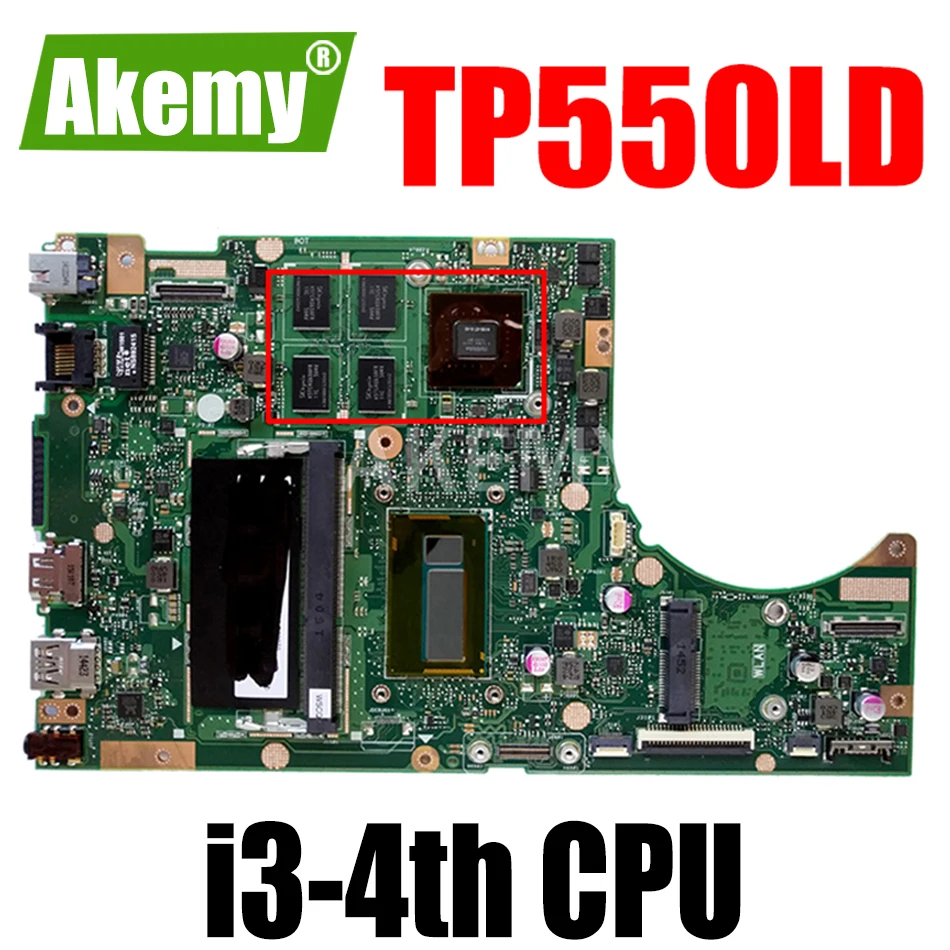 

SAMXINNO For ASUS TP550LD Laotop Mainboard TP500LA TP500LN TP500LD TP500L TP500 Motherboard with GT820/2G I3-4th