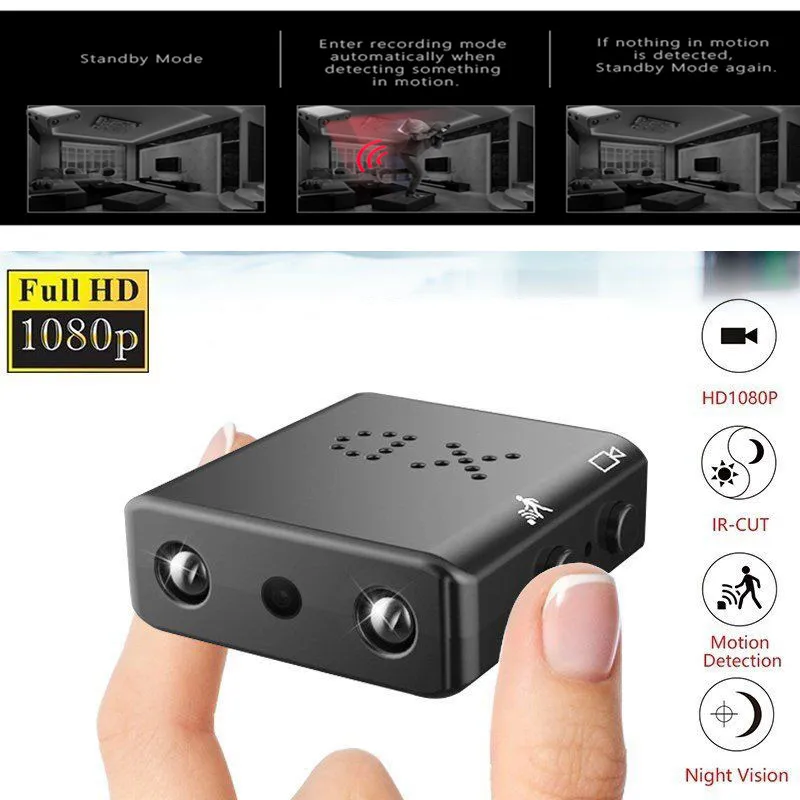 1080P Micro Body Cam DV Loop Recording Camera Espia Night Vision Motion Detection Surveillance Camcorder Suport Hidden tf card | - Фото №1