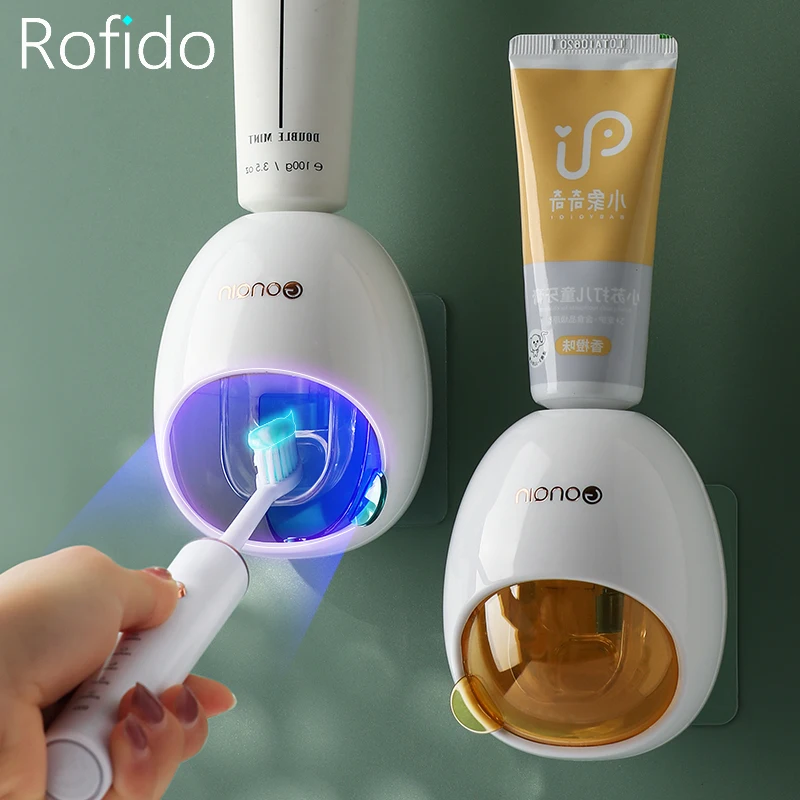 

Настенный дозатор для зубной пасты, с чашкой